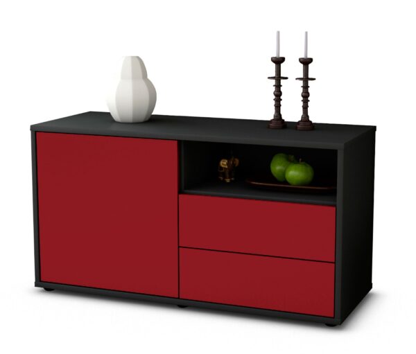 Lowboard Alessia, Bordeaux (92x49x35cm)