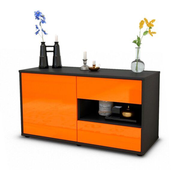 Lowboard Aleyna, Orange (92x49x35cm)