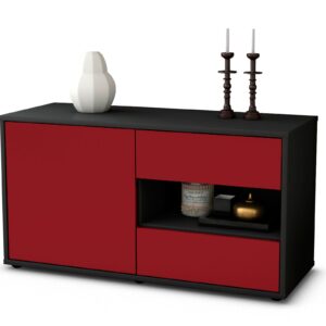 Lowboard Aleyna, Bordeaux (92x49x35cm)