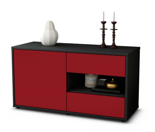 Lowboard Aleyna, Bordeaux (92x49x35cm)