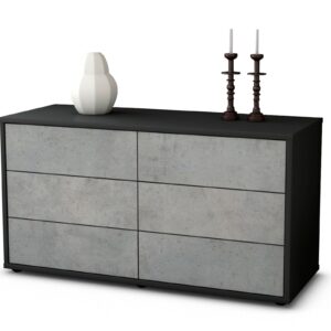 Lowboard Alfonsa, Beton (92x49x35cm)