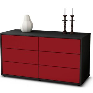 Lowboard Alfonsa, Bordeaux (92x49x35cm)