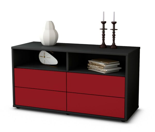 Lowboard Alia, Bordeaux (92x49x35cm)