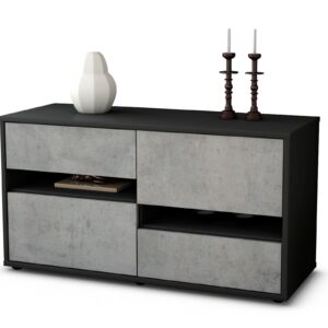 Lowboard Alina, Beton (92x49x35cm)
