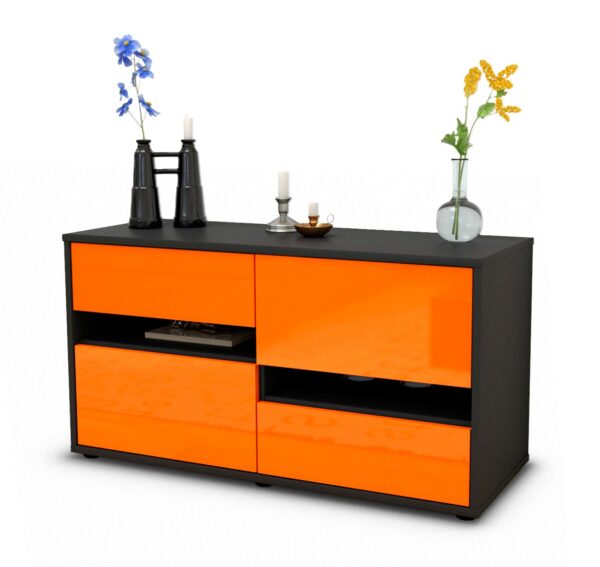 Lowboard Alina, Orange (92x49x35cm)
