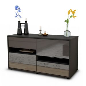 Lowboard Alina, Grau (92x49x35cm)