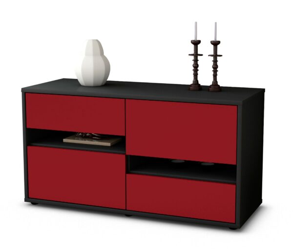 Lowboard Alina, Bordeaux (92x49x35cm)