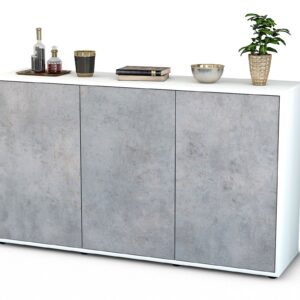 Sideboard Delia, Beton (136x79x35cm)