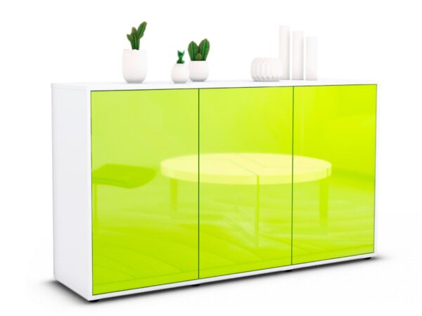 Sideboard Delia, Grün (136x79x35cm)