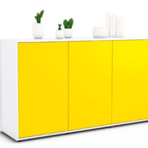Sideboard Delia, Gelb (136x79x35cm)