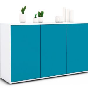 Sideboard Delia, Türkis (136x79x35cm)