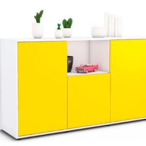 Sideboard Demetria, Gelb (136x79x35cm)