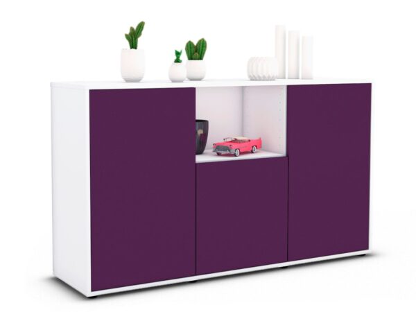 Sideboard Demetria, Lila (136x79x35cm)