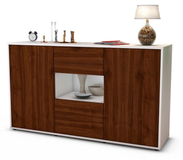 Sideboard Denise, Walnuss (136x79x35cm)