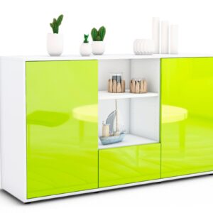 Sideboard Desideria, Grün (136x79x35cm)