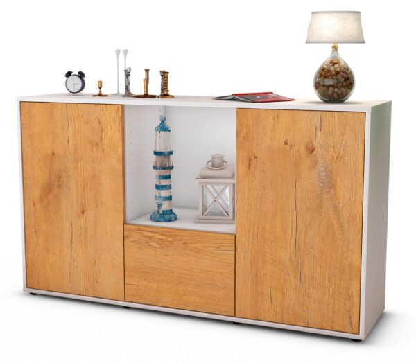 Sideboard Dhonna, Eiche (136x79x35cm)