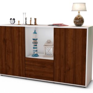 Sideboard Dhonna, Walnuss (136x79x35cm)