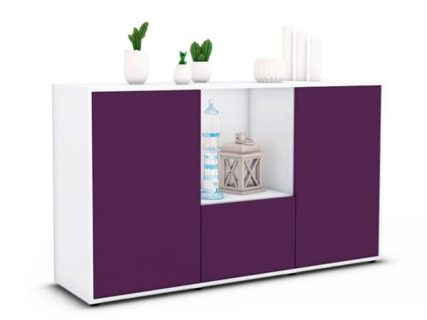 Sideboard Dhonna, Lila (136x79x35cm)