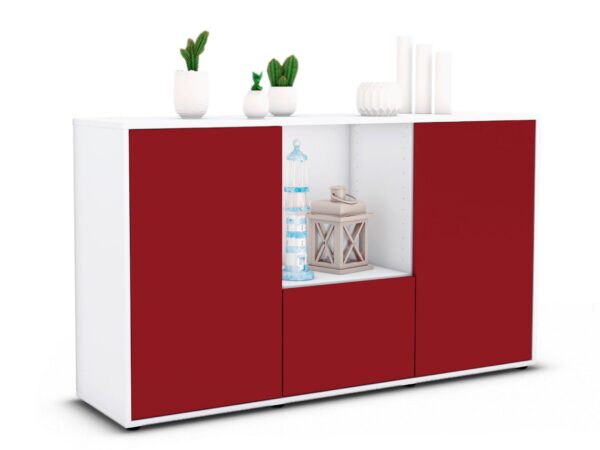 Sideboard Dhonna, Bordeaux (136x79x35cm)