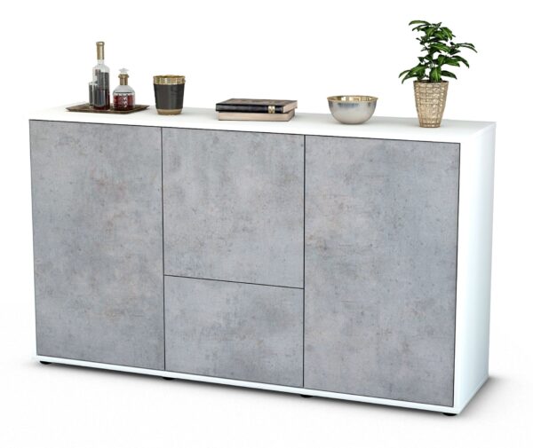 Sideboard Diana, Beton (136x79x35cm)