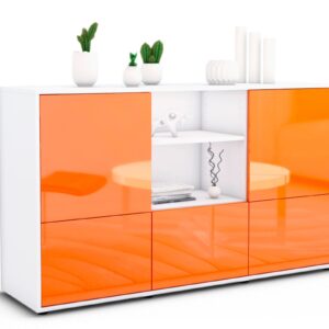 Sideboard Diellza, Orange (136x79x35cm)