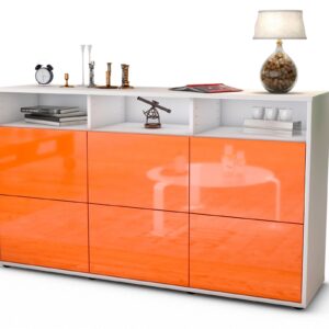 Sideboard Dilara, Orange (136x79x35cm)