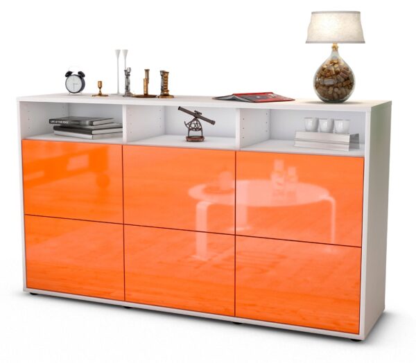 Sideboard Dilara, Orange (136x79x35cm)