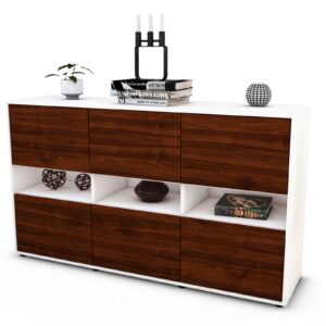 Sideboard Diletta, Walnuss (136x79x35cm)