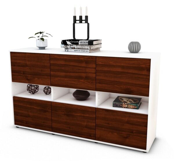 Sideboard Diletta, Walnuss (136x79x35cm)