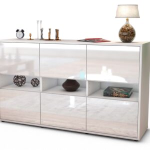Sideboard Diletta, Weiß (136x79x35cm)
