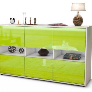 Sideboard Diletta, Grün (136x79x35cm)