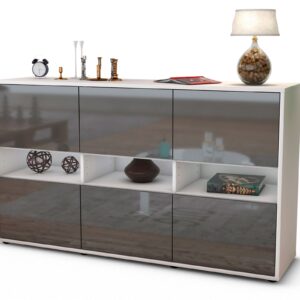 Sideboard Diletta, Grau (136x79x35cm)