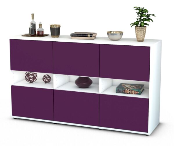 Sideboard Diletta, Lila (136x79x35cm)