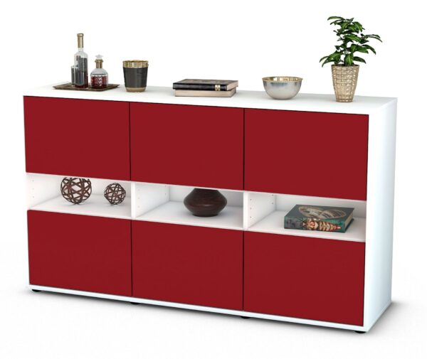 Sideboard Diletta, Bordeaux (136x79x35cm)