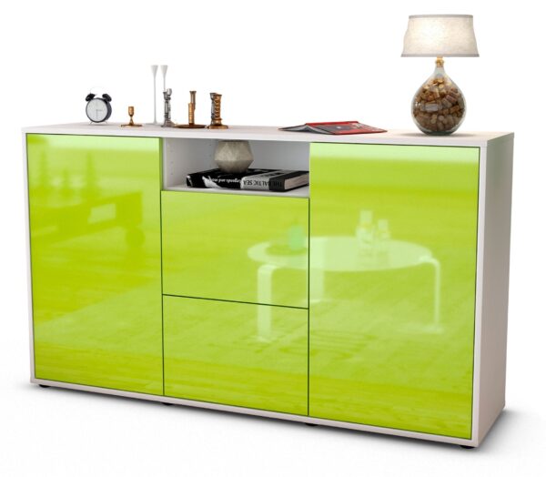 Sideboard Dimphi, Grün (136x79x35cm)