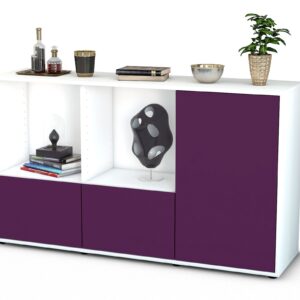 Sideboard Dolcia, Lila (136x79x35cm)
