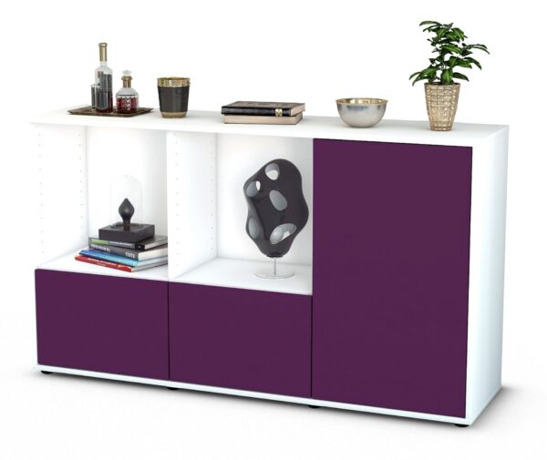 Sideboard Dolcia, Lila (136x79x35cm)