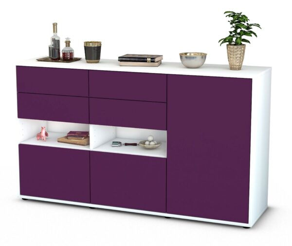 Sideboard Domi, Lila (136x79x35cm)