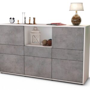 Sideboard Dominika, Beton (136x79x35cm)
