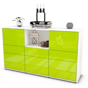 Sideboard Dominika, Grün (136x79x35cm)