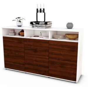 Sideboard Donabella, Walnuss (136x79x35cm)