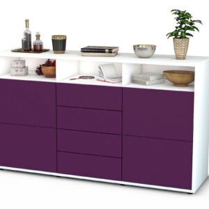 Sideboard Donabella, Lila (136x79x35cm)