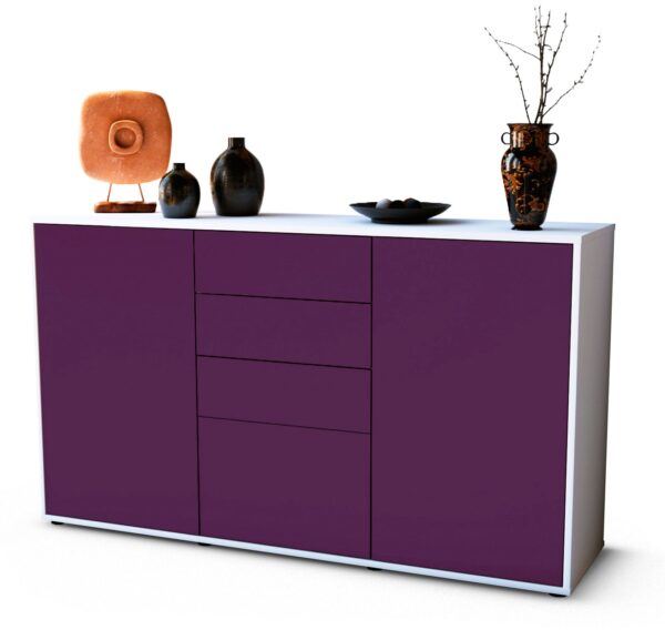 Sideboard Donatella, Lila (136x79x35cm)