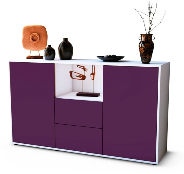 Sideboard Donika, Lila (136x79x35cm)