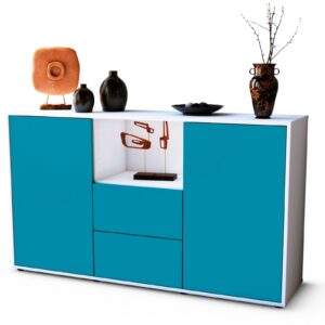 Sideboard Donika, Türkis (136x79x35cm)