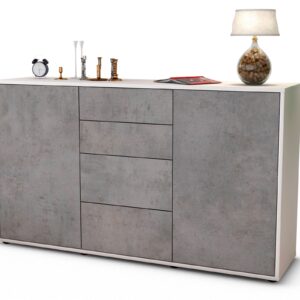 Sideboard Donna, Beton (136x79x35cm)