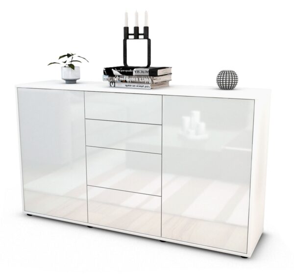 Sideboard Donna, Weiß (136x79x35cm)