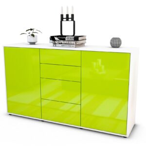 Sideboard Donna, Grün (136x79x35cm)