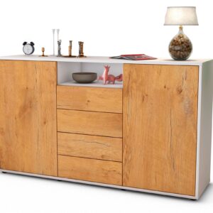 Sideboard Donnice, Eiche (136x79x35cm)