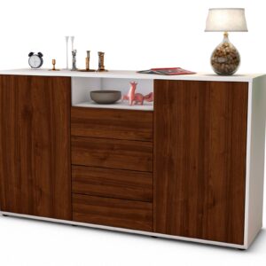 Sideboard Donnice, Walnuss (136x79x35cm)